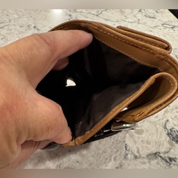 Vintage Coach Soho Flap Brown Wallet Rare Y2K - Picture 5 of 11